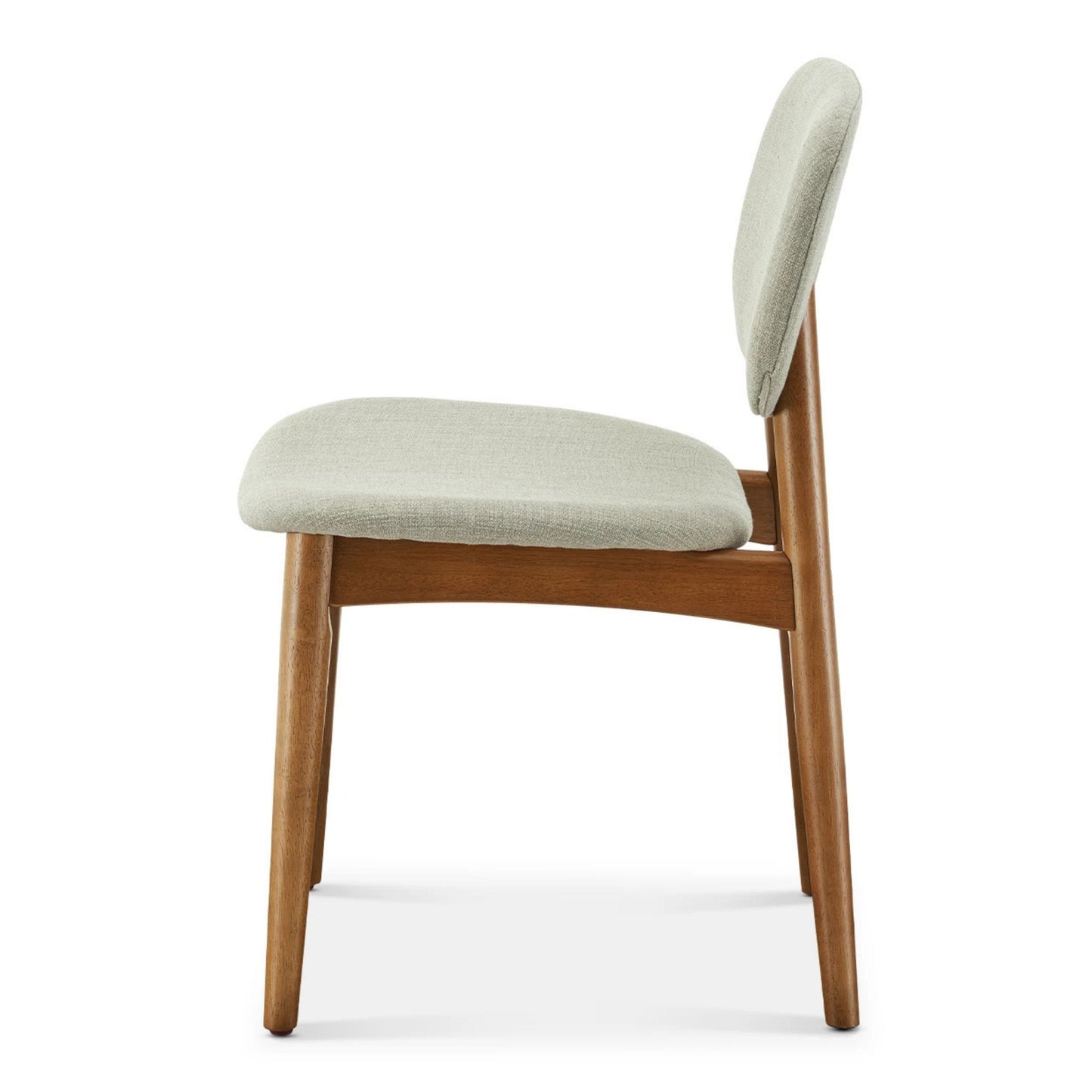 Cooper Dining Chair, Walnut Stain, Ivory