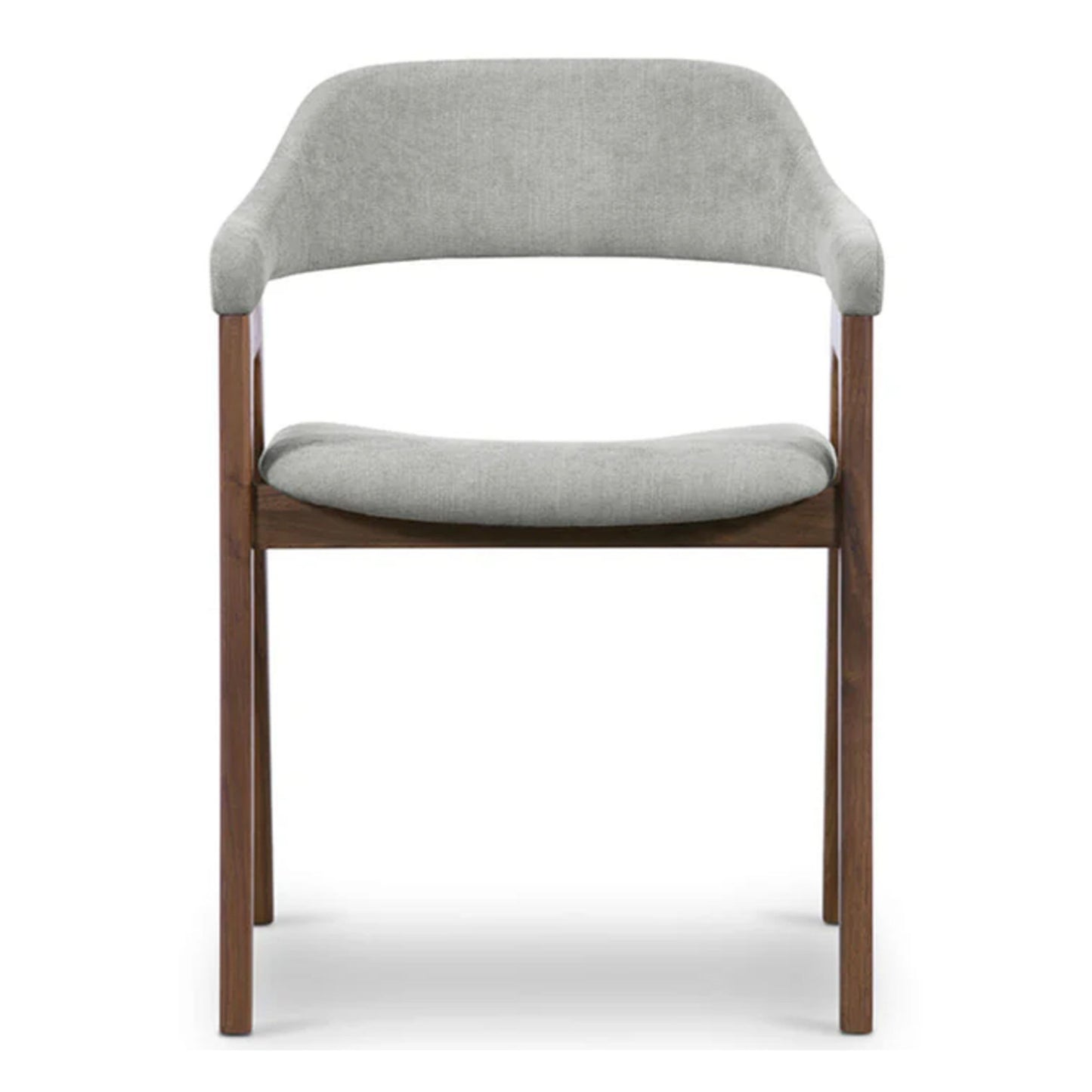 Atlas Fabric Dining Chair, Light Gray