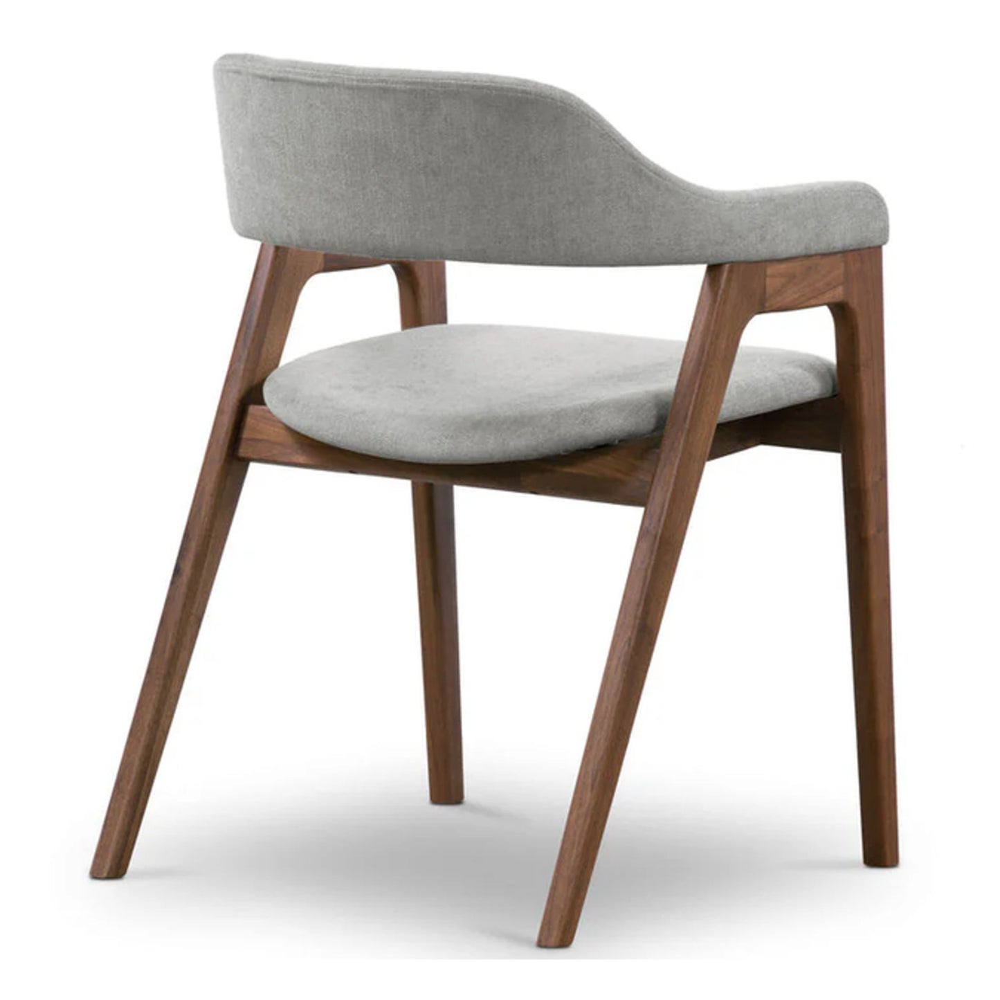 Atlas Fabric Dining Chair, Light Gray