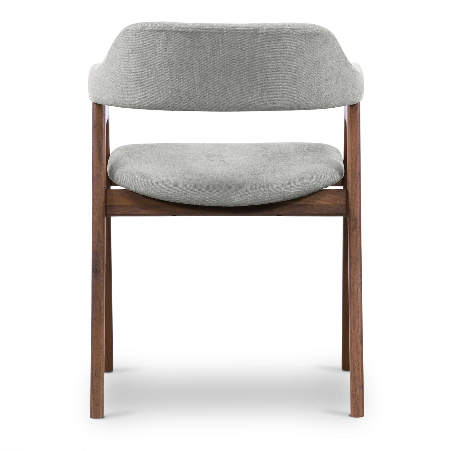 Atlas Fabric Dining Chair, Light Gray