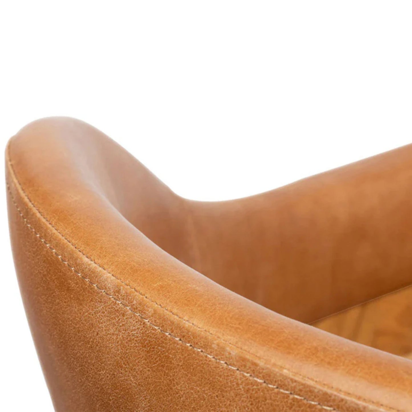 Atlas Leather Dining Chair, Tan