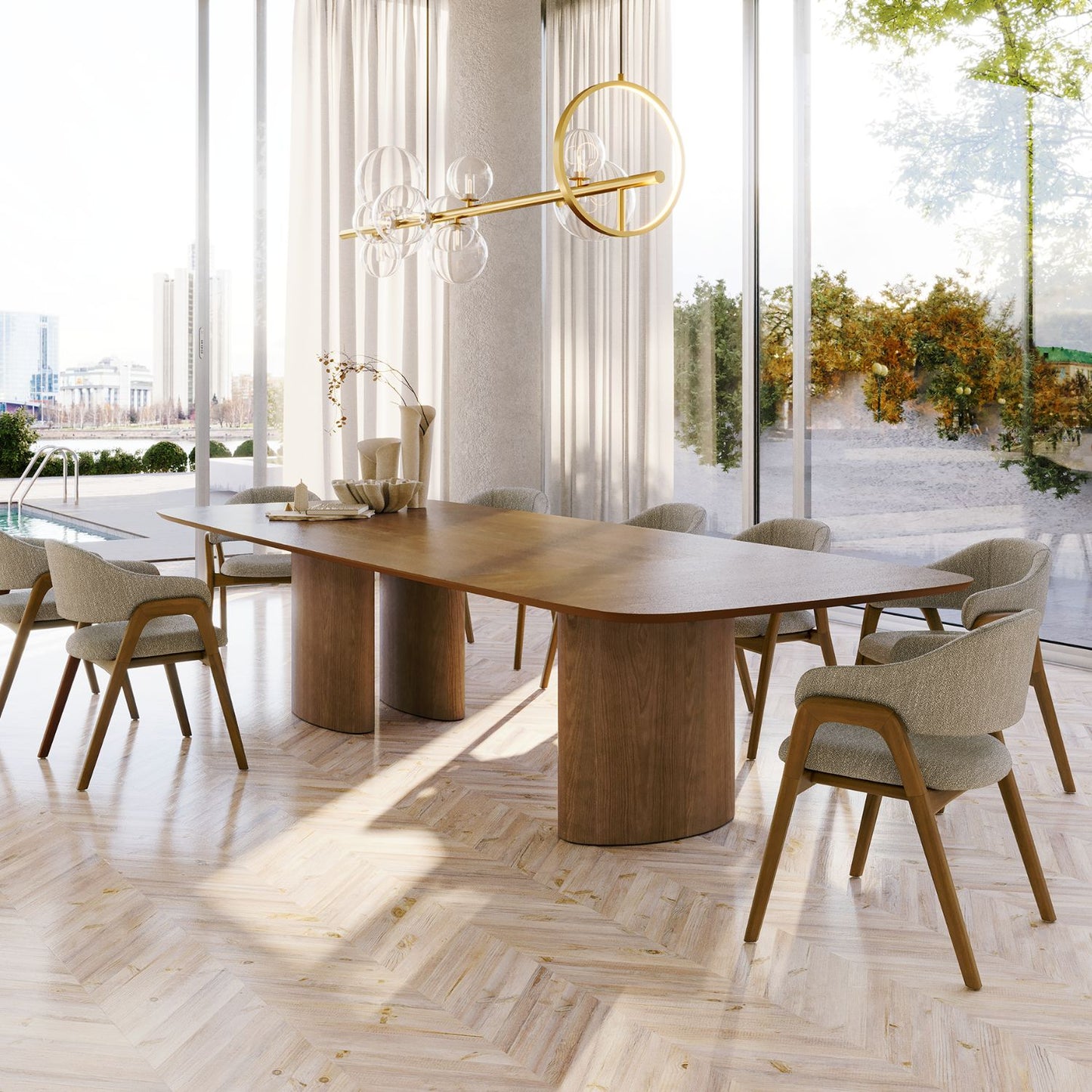 Nexus Dining Chair, Gray