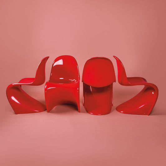 Wave Chair - Red, Glossy