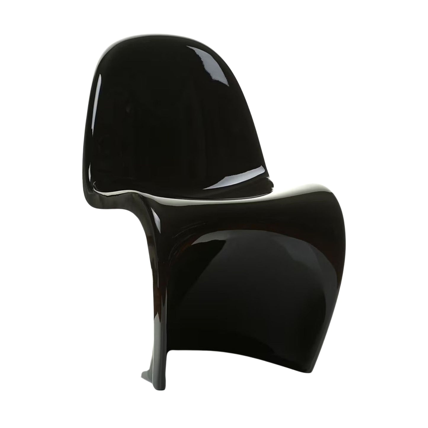 Wave Chair - Black, Glossy
