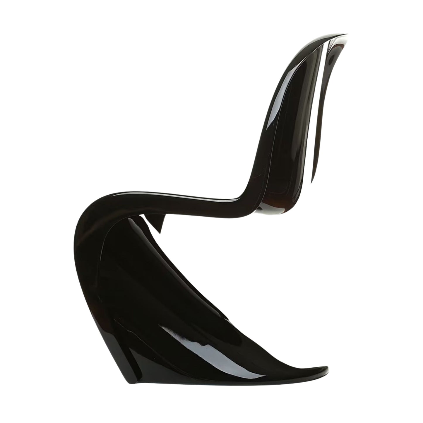 Wave Chair - Black, Glossy