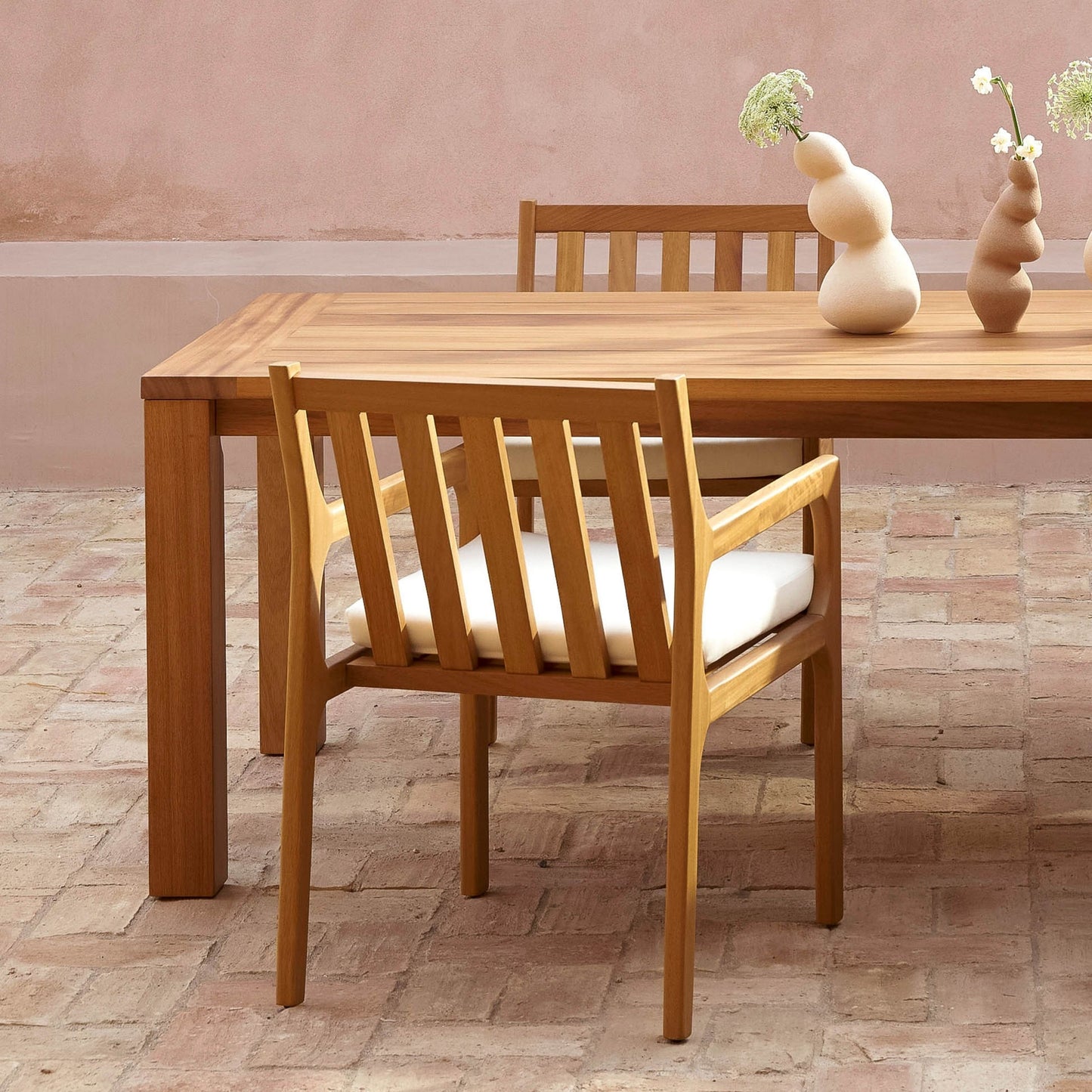 Selma Outdoor Armchair, Teak