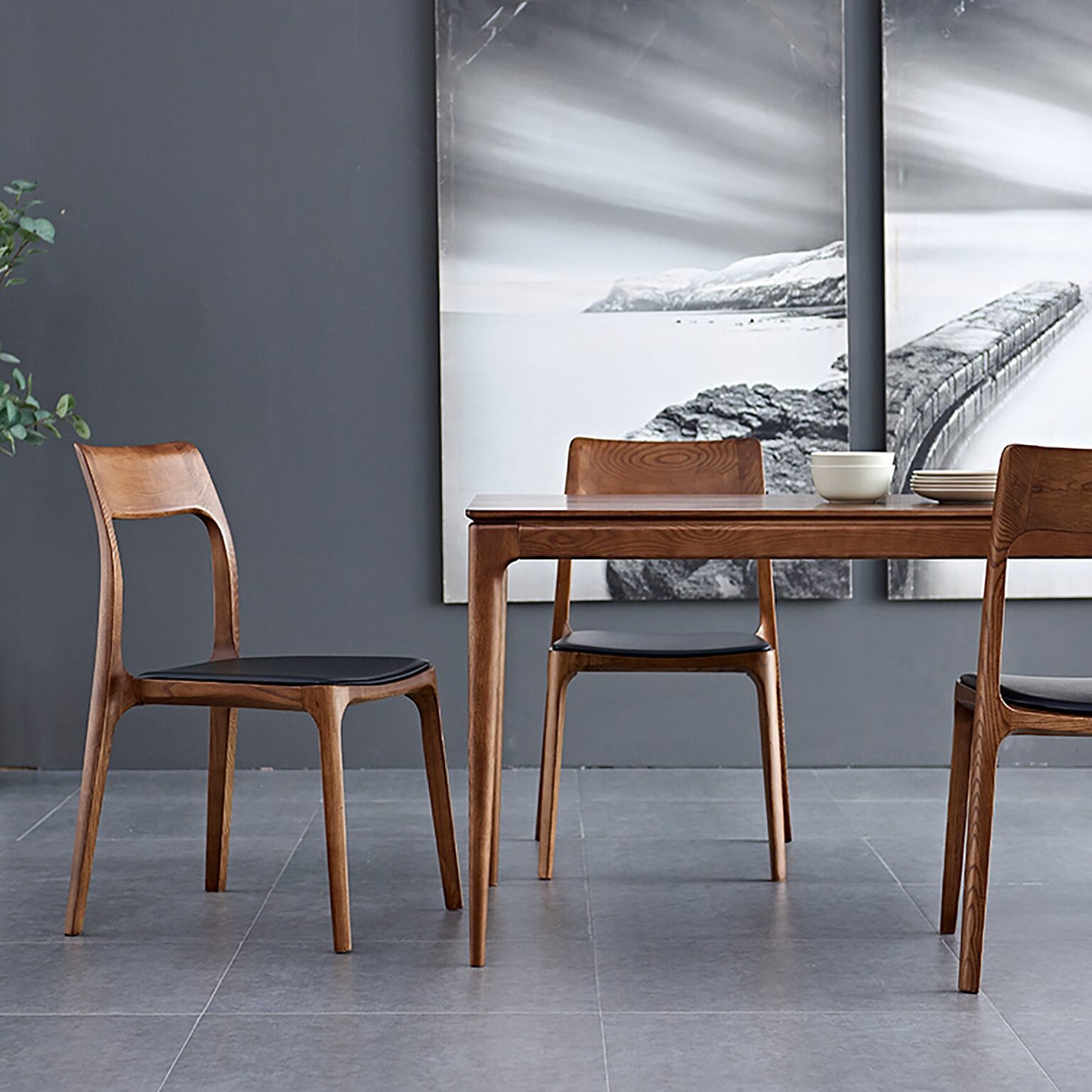 H Dining Table & Chairs Set 5ft