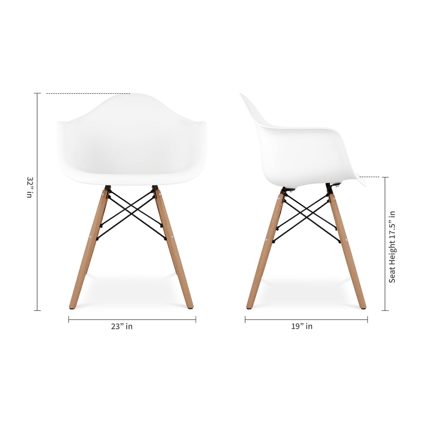 Eiffel Table Set, Armchairs