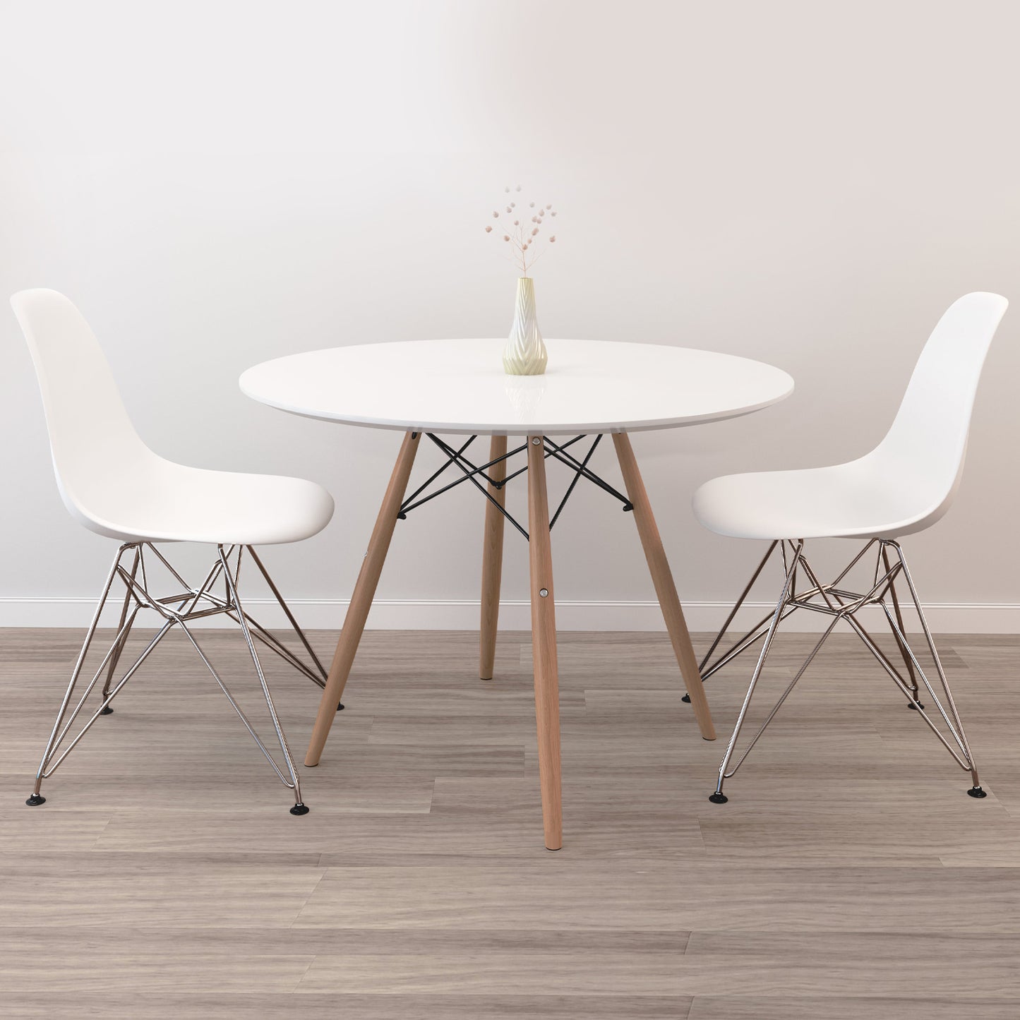 Eiffel Table Set, Steel Legs