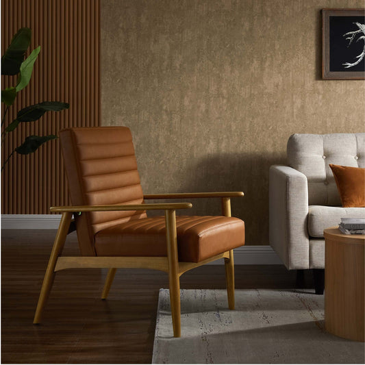 Zain Lounge Chair, Tan