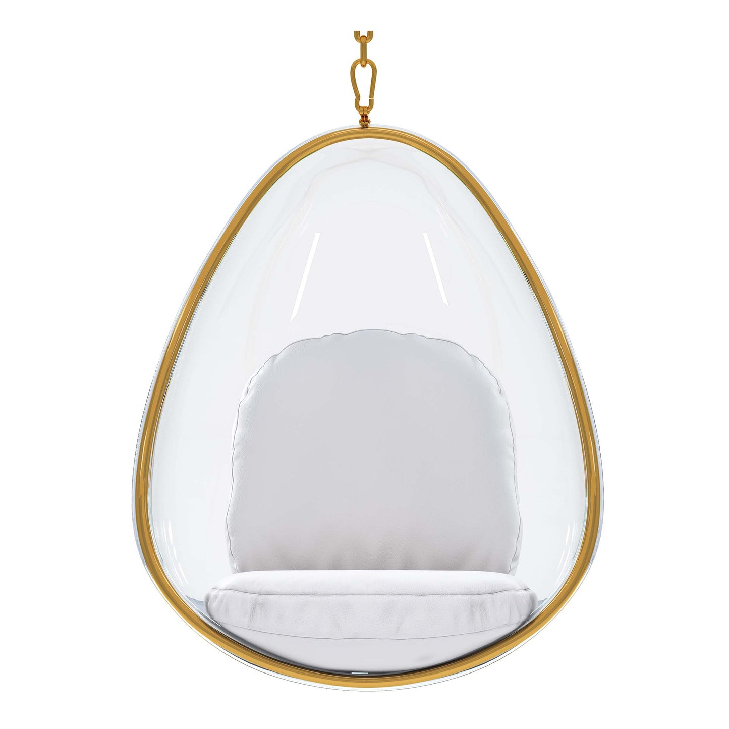 Scoop Hanging Chair, Gold