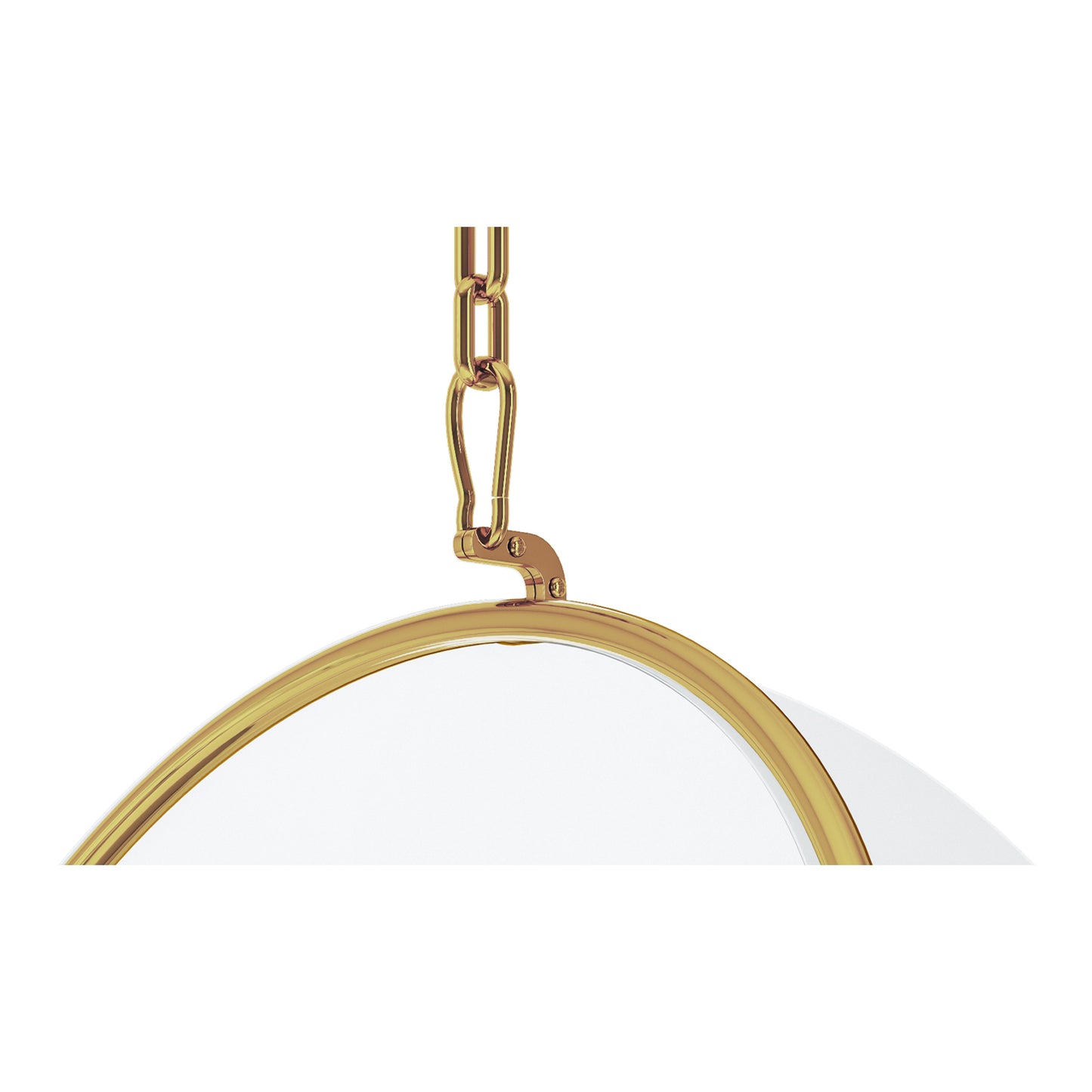 Scoop Hanging Chair, Gold