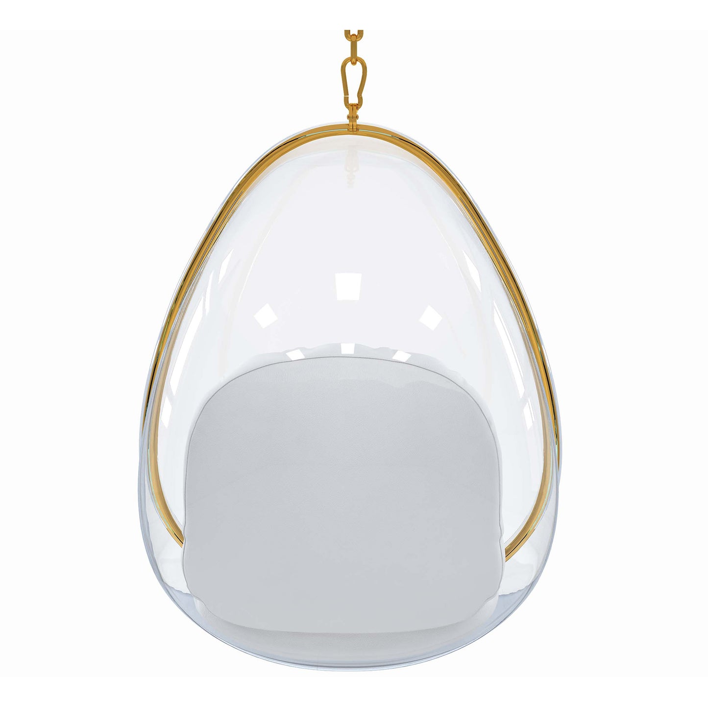 Scoop Hanging Chair, Gold
