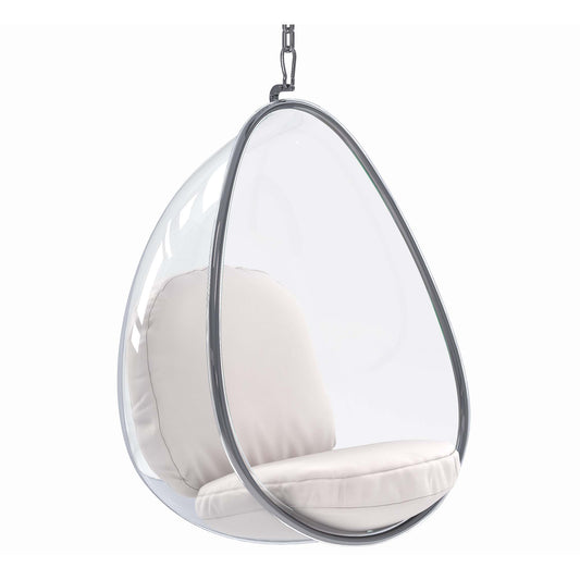 Scoop Hanging Chair, White