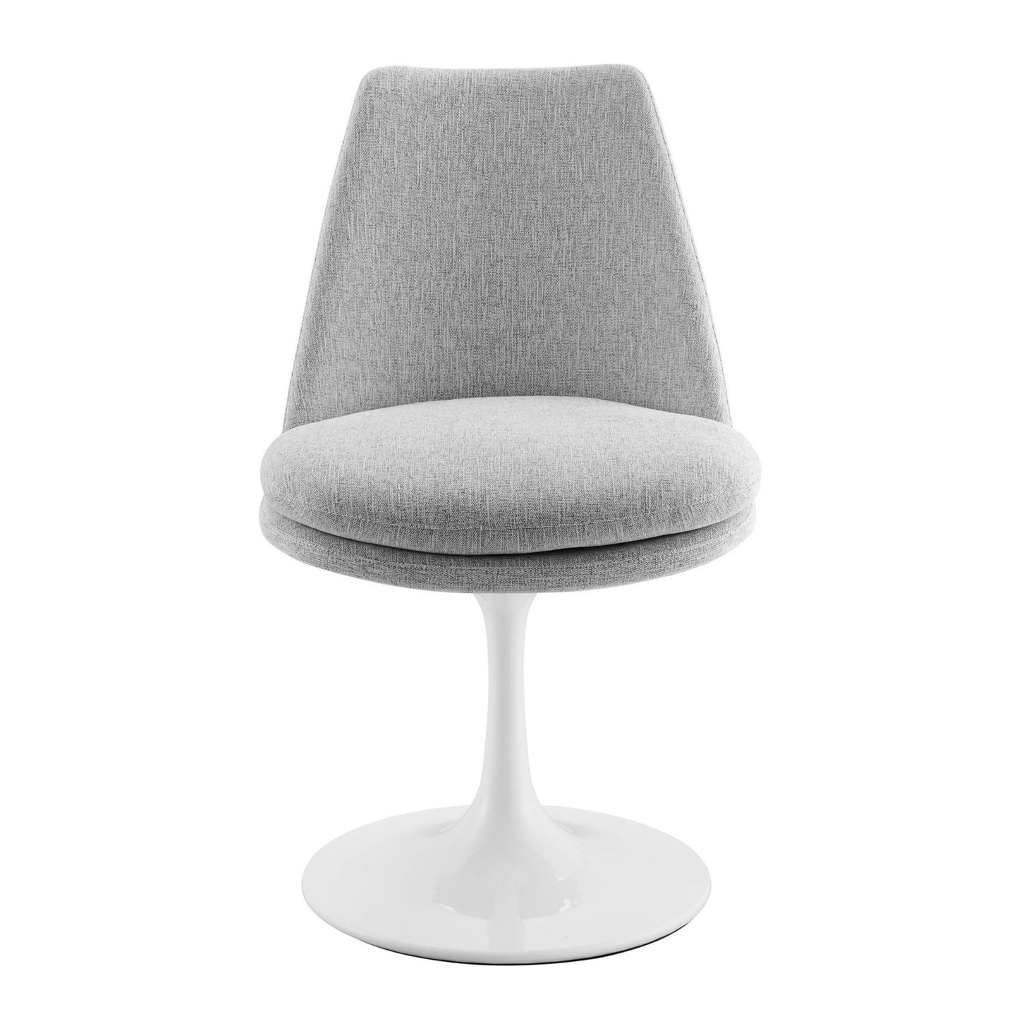 Rose Swivel Side Chair, Light Gray