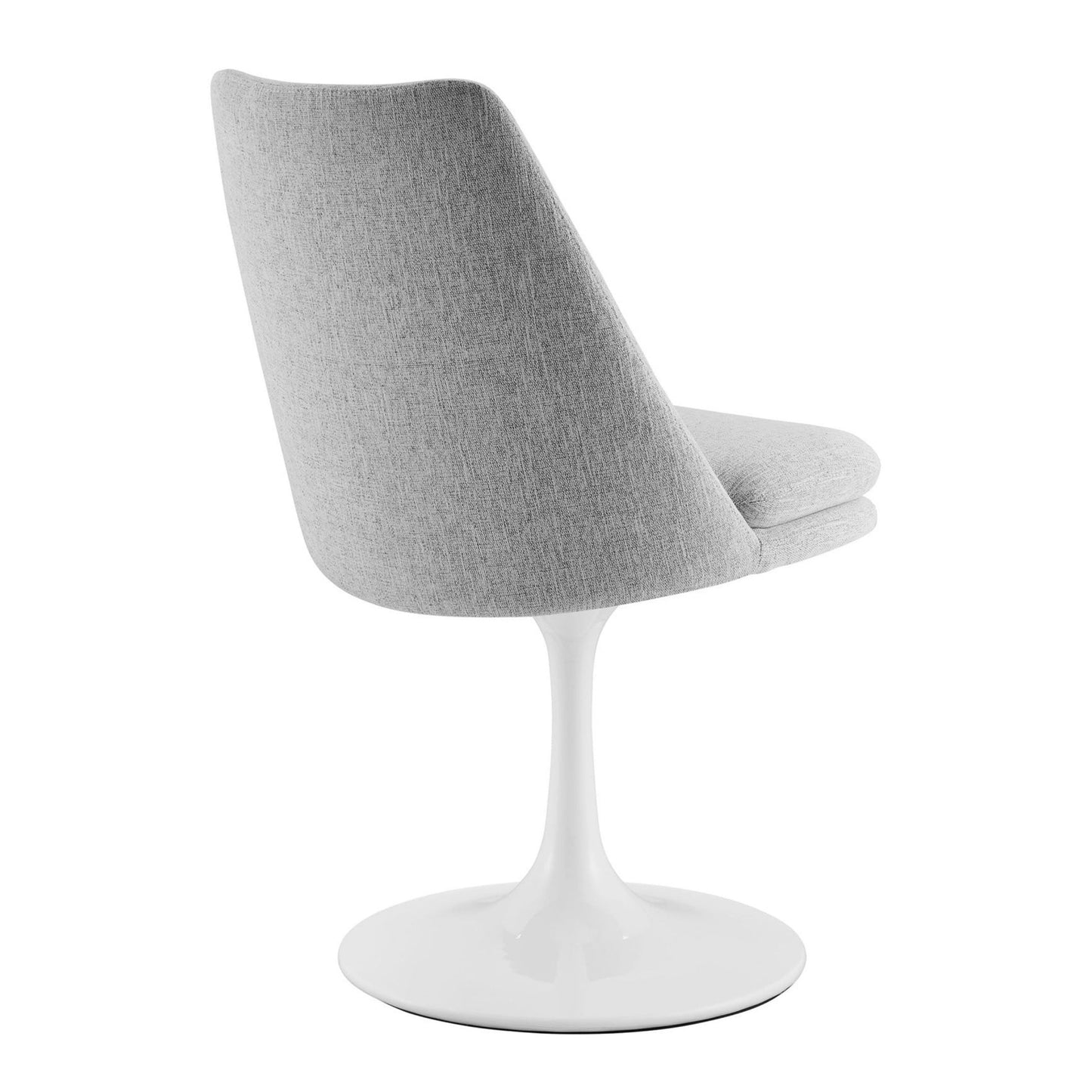 Rose Swivel Side Chair, Light Gray