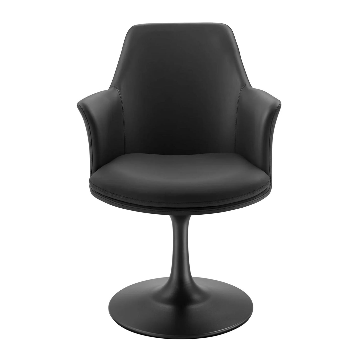 Rose Swivel Armchair, Black