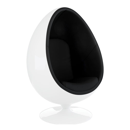 Easter Egg Chair, Black and White