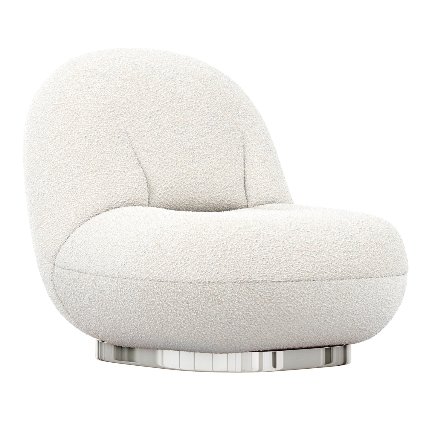 Breeze Swivel Chair, Stainless Steel