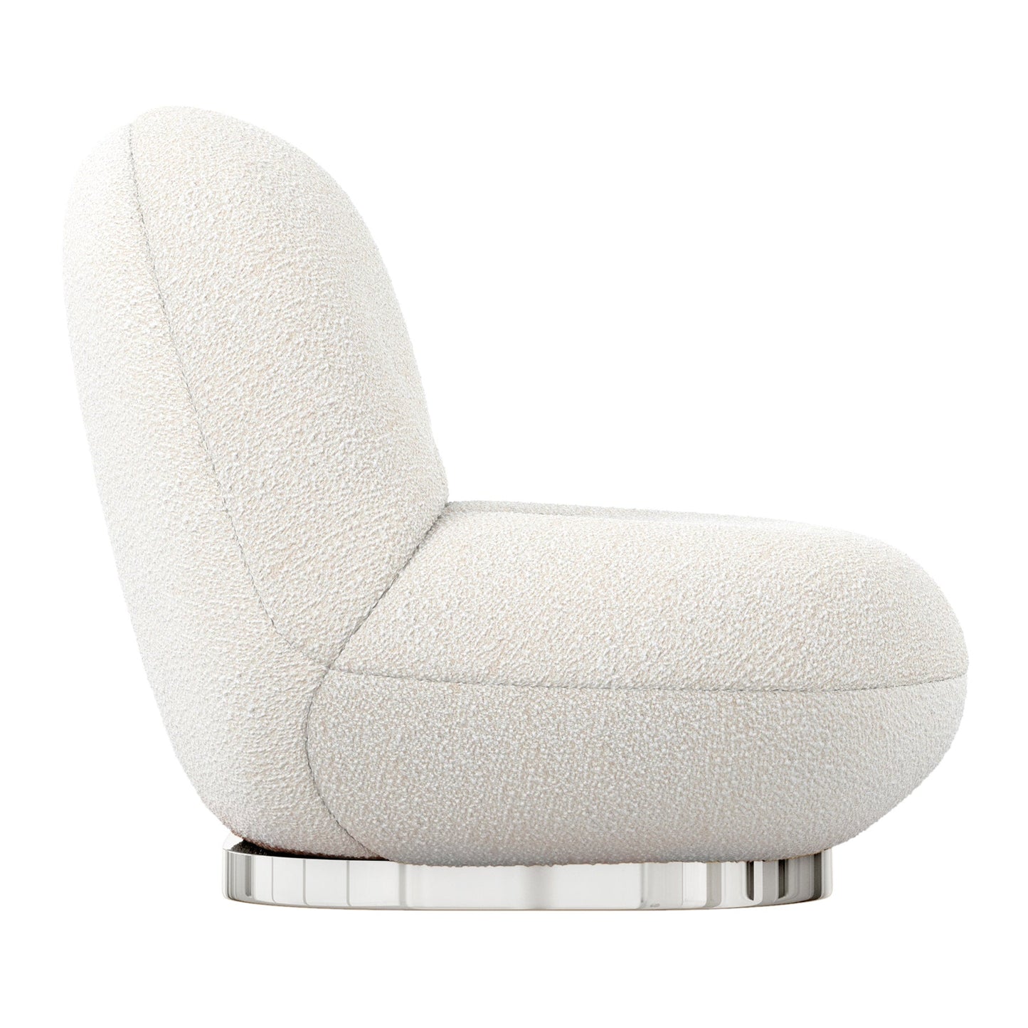 Breeze Swivel Chair, Stainless Steel