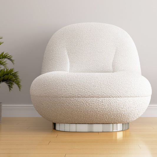 Breeze Swivel Chair, Stainless Steel