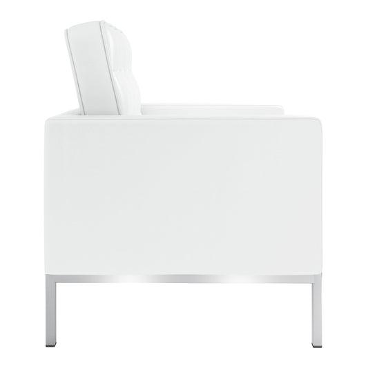 Allen Lounge Chair, White