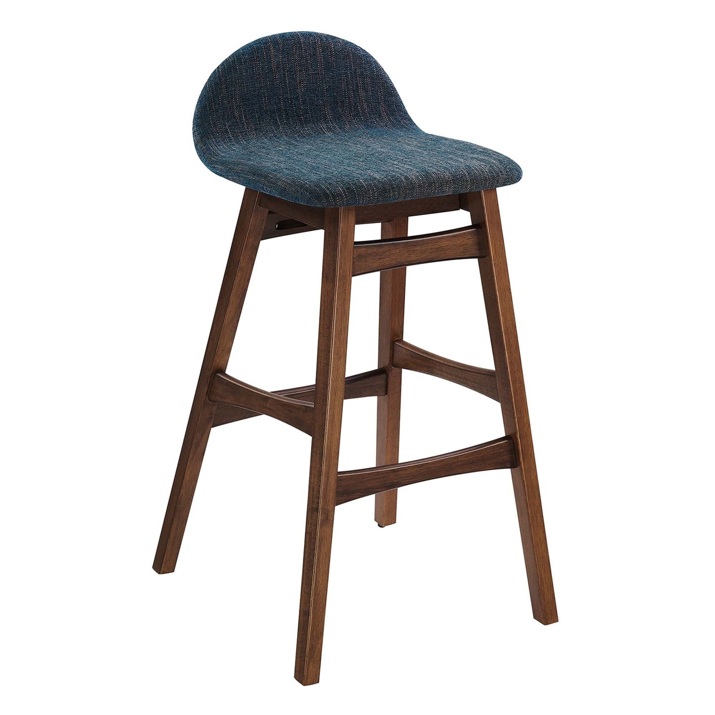Remy Fabric Bar Stool, Navy