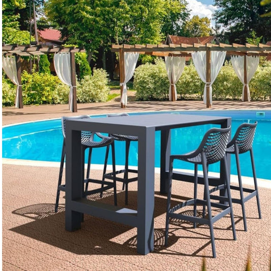 Nami Bar Stool, Navy Blue