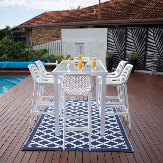 Nami Bar Stool, White