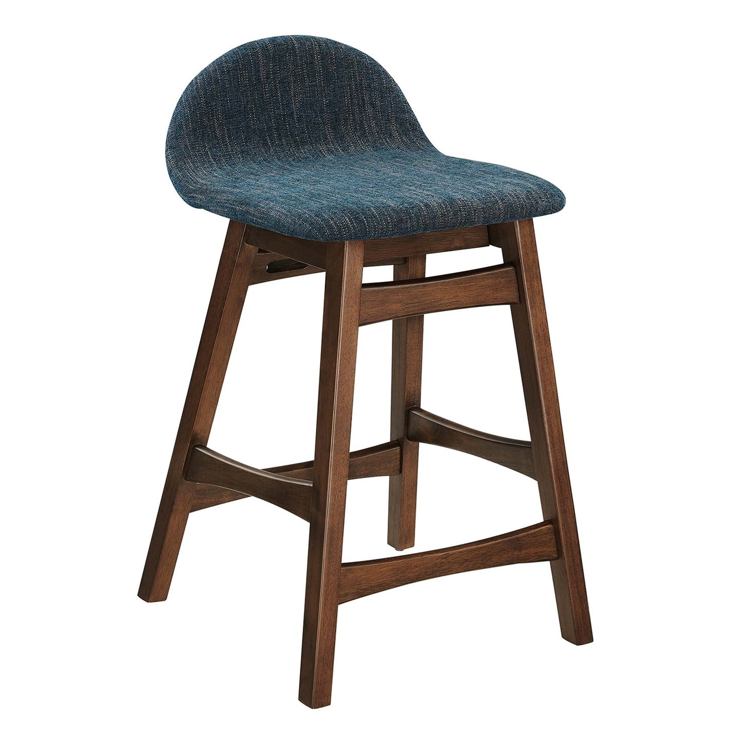 Remy Fabric Counter Stool, Navy