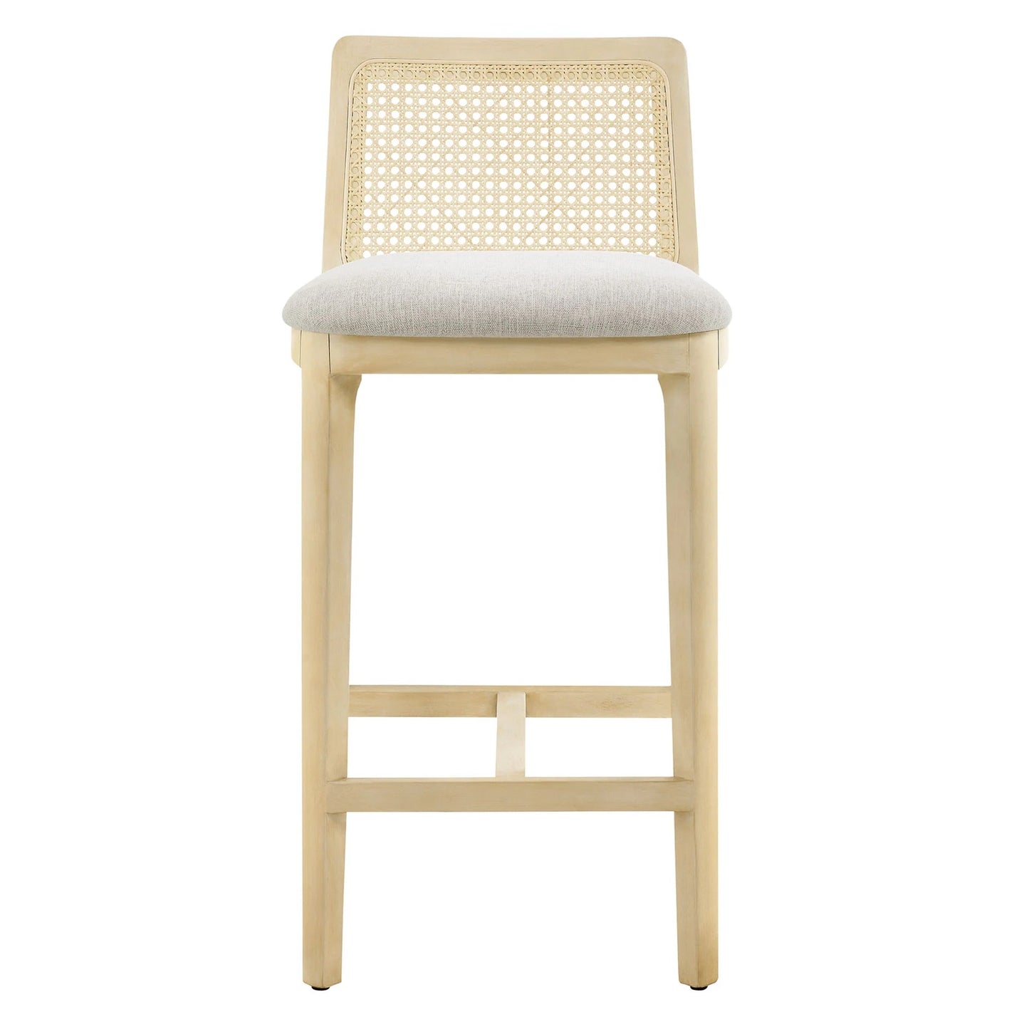 Mona Fabric Counter Stool, Natural