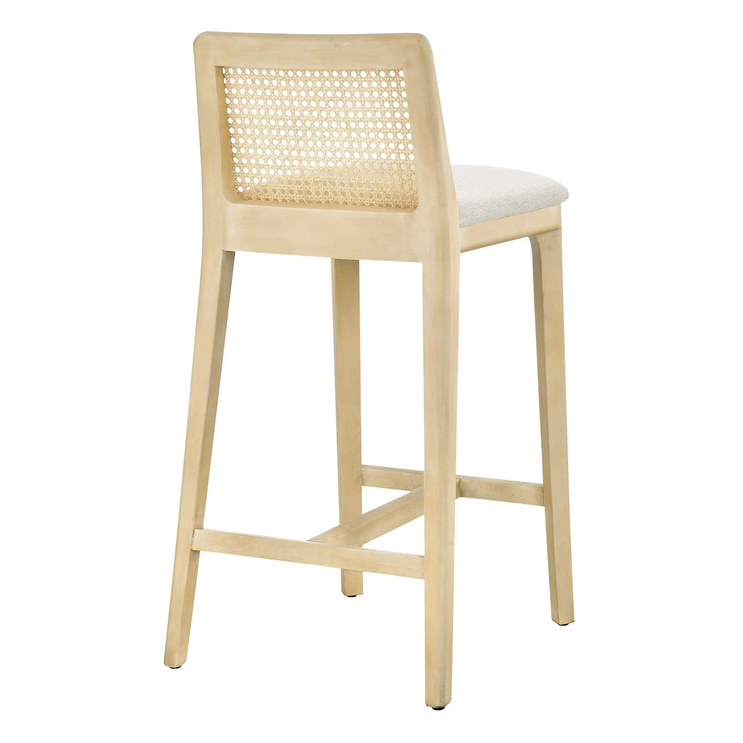 Mona Fabric Counter Stool, Natural