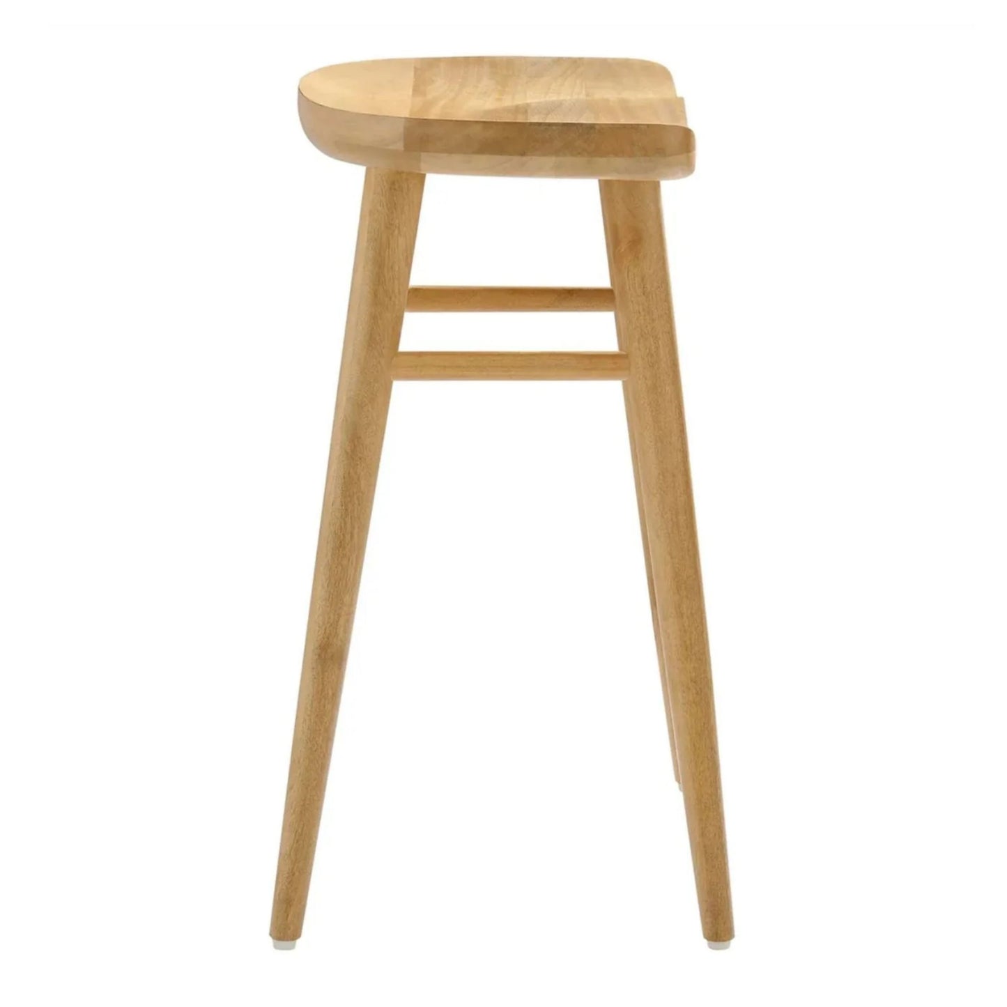 Luca Wooden Counter Stool, Natural