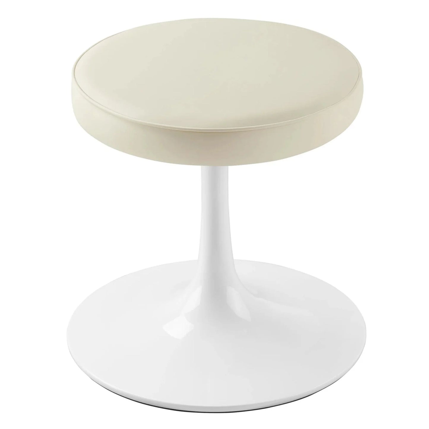 Rose Stool, Beige Leather