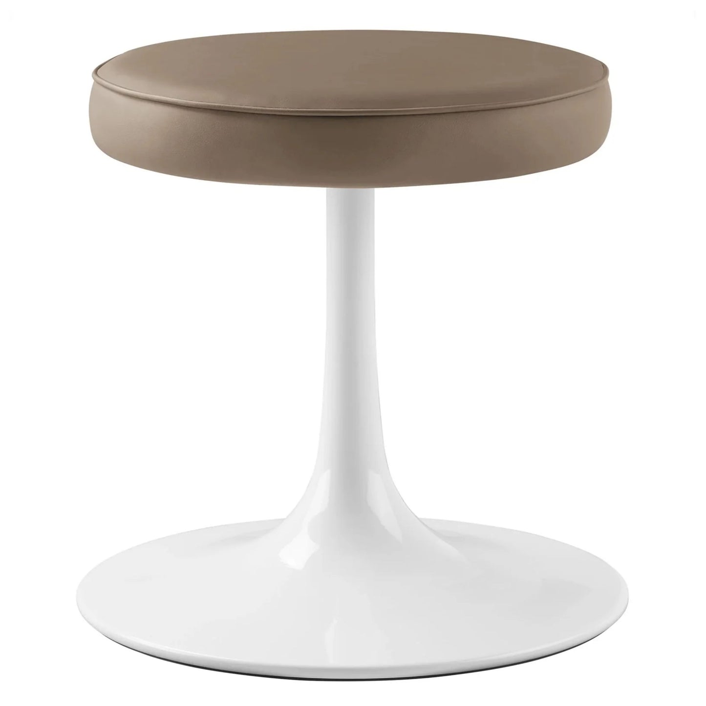Rose Stool, Brown Leather