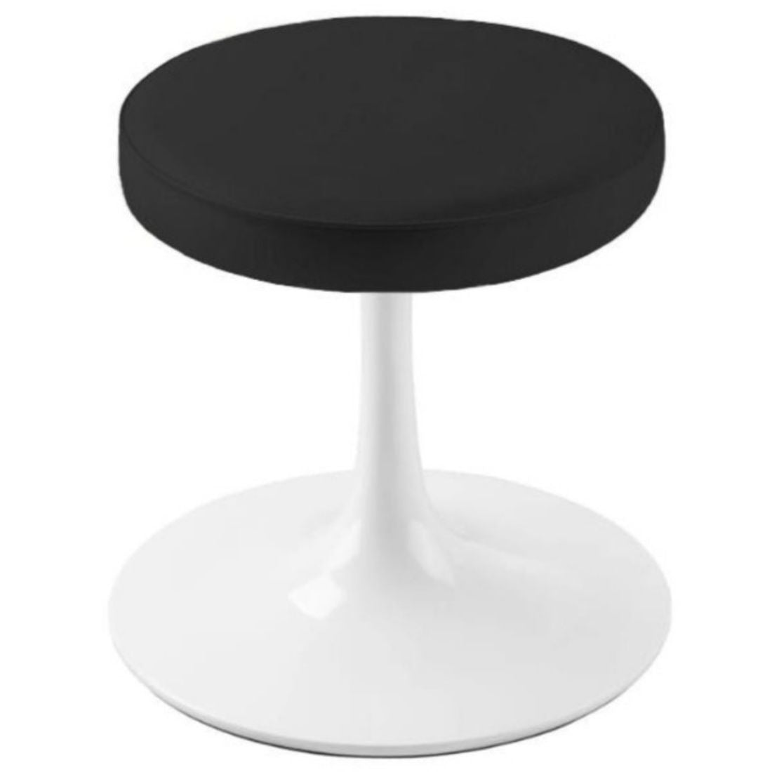 Rose Stool, Black Leather