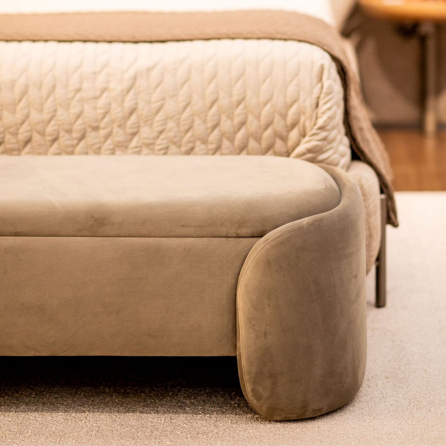 Rio Upholstered Dining Bench