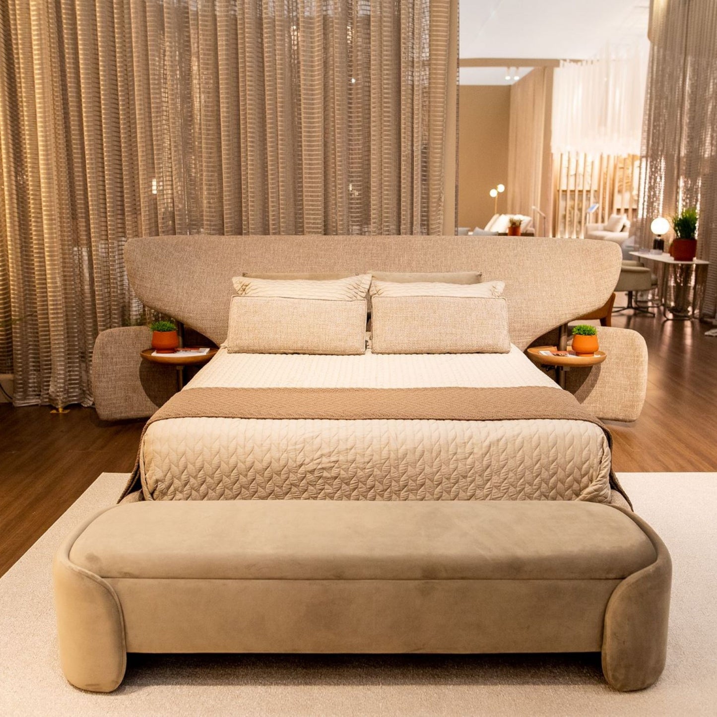 Rio Upholstered Dining Bench
