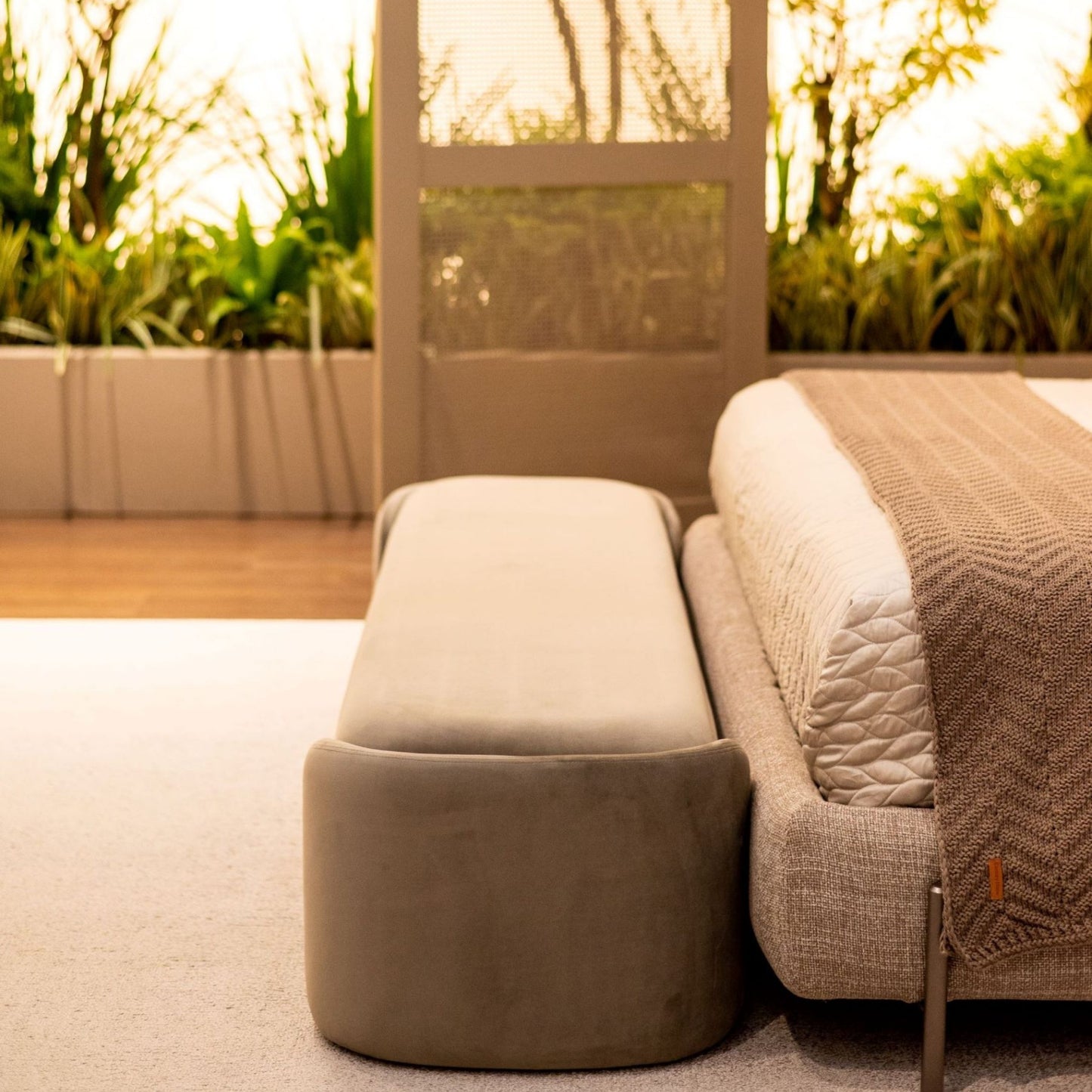 Rio Upholstered Dining Bench