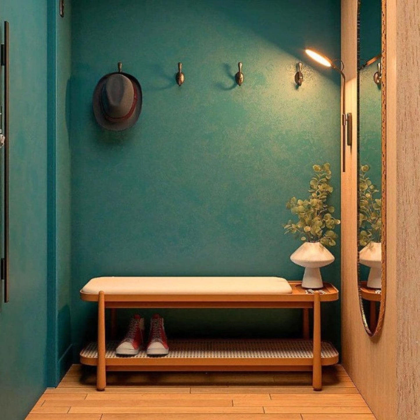 Lorren Bench, Walnut