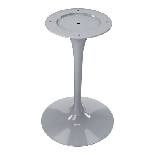 Tulip Marble Dining Table - 32" Round, Gray Base