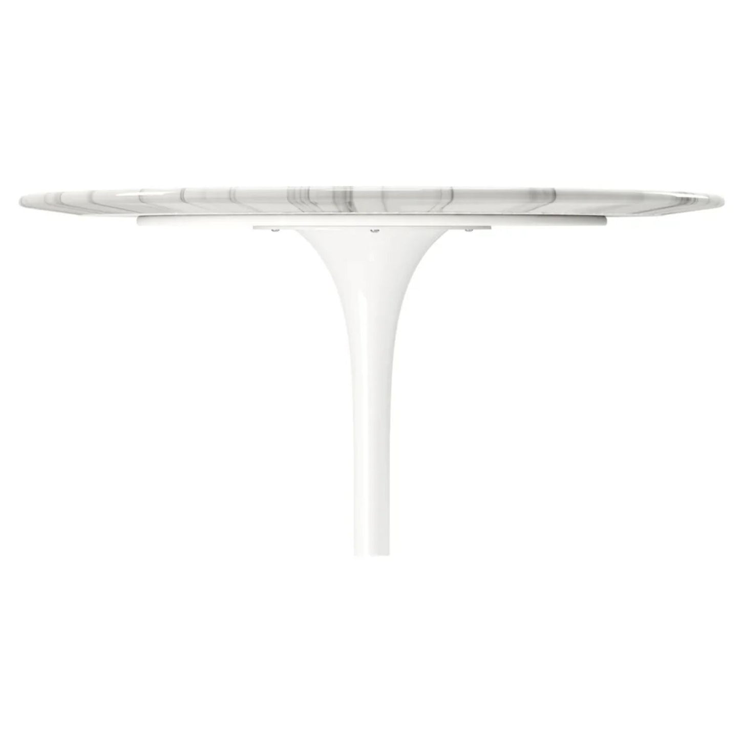 Tulip Marble Dining Table - 32" Round White