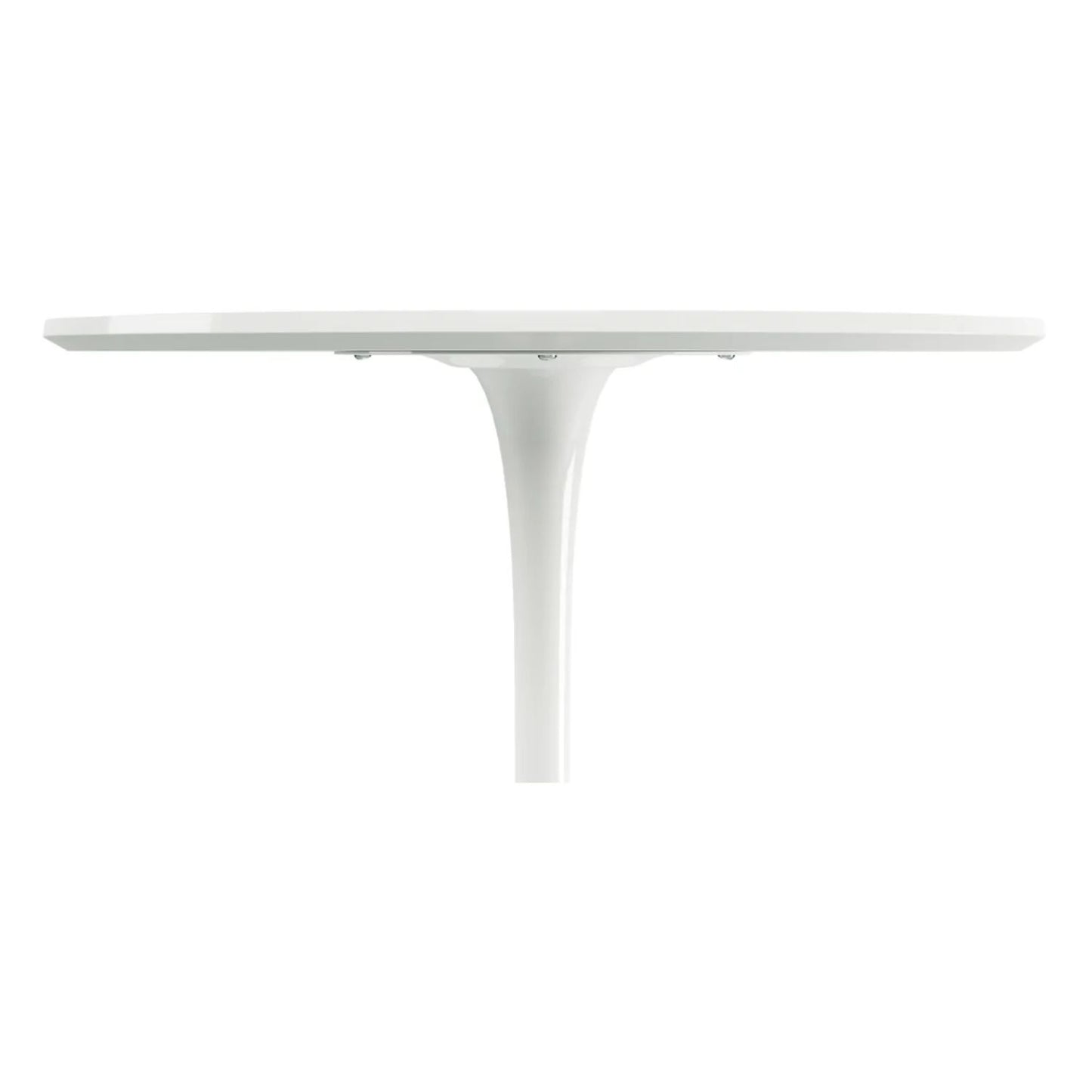 Tulip Wood Top Dining Table, 32" Round White