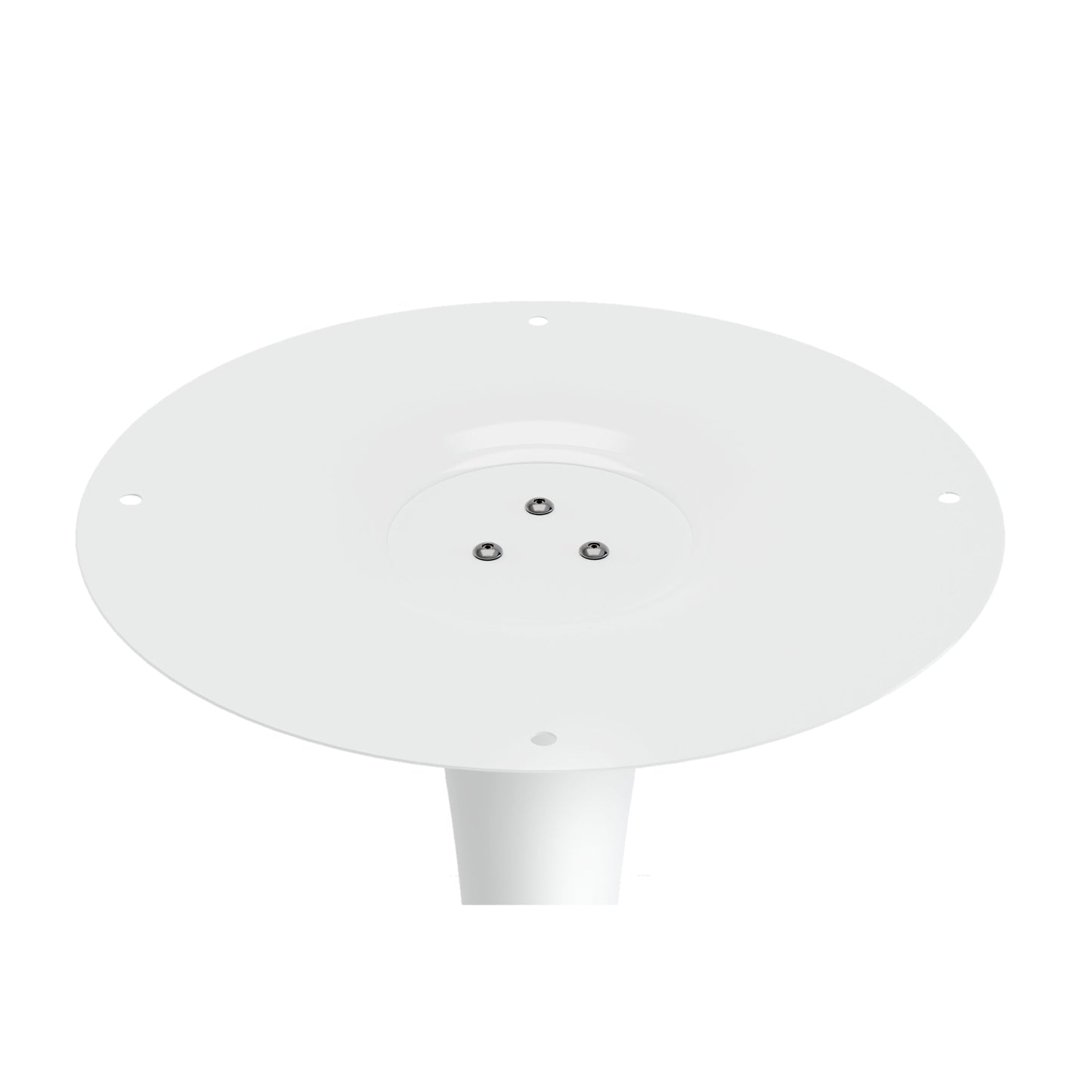 Tulip Wood Top Dining Table, 32" Round White