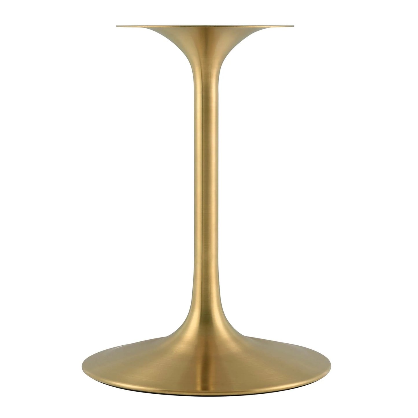 Tulip Marble Dining Table - 36" Round, Gold Base