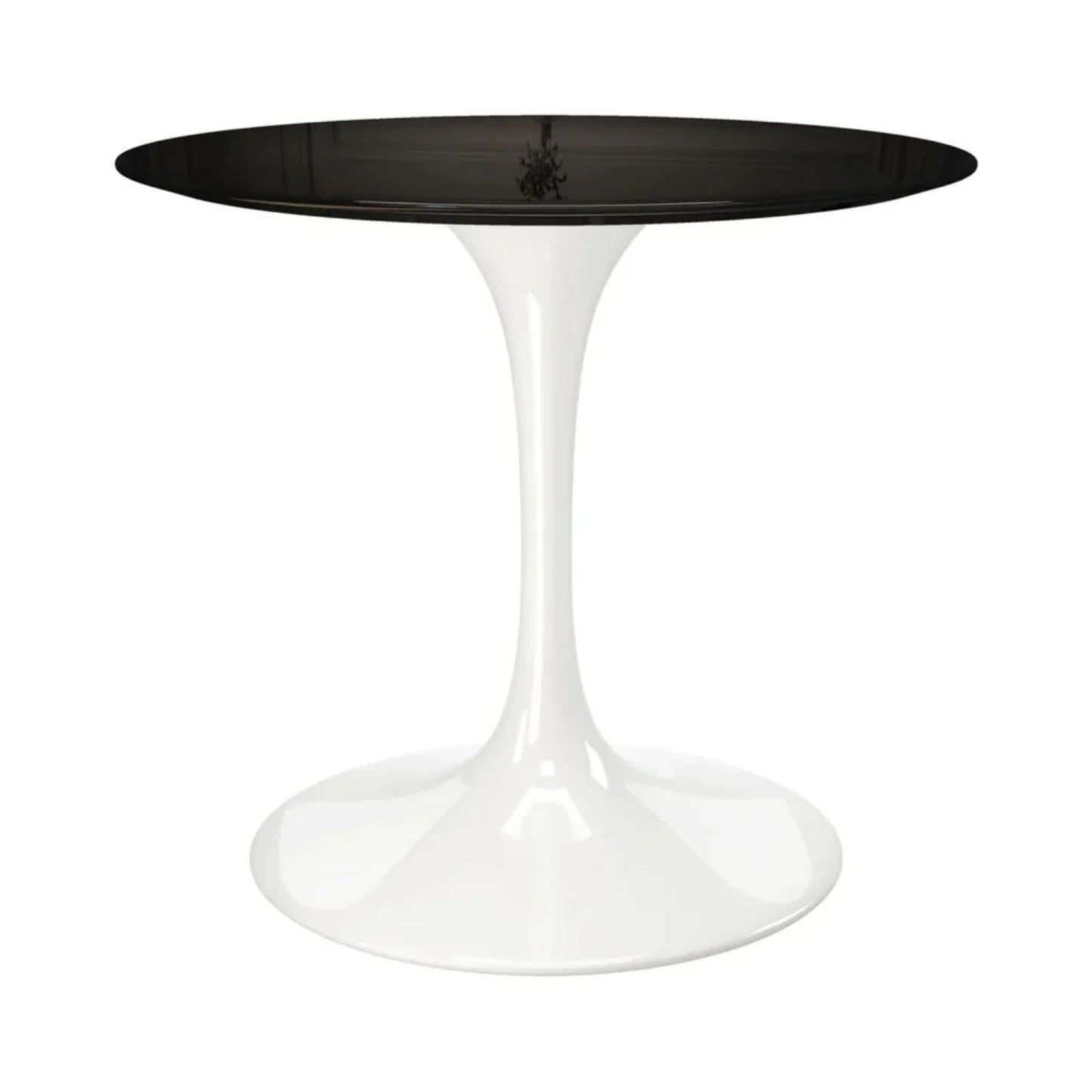 Tulip Fiberglass Dining Table , 36" Round White Base