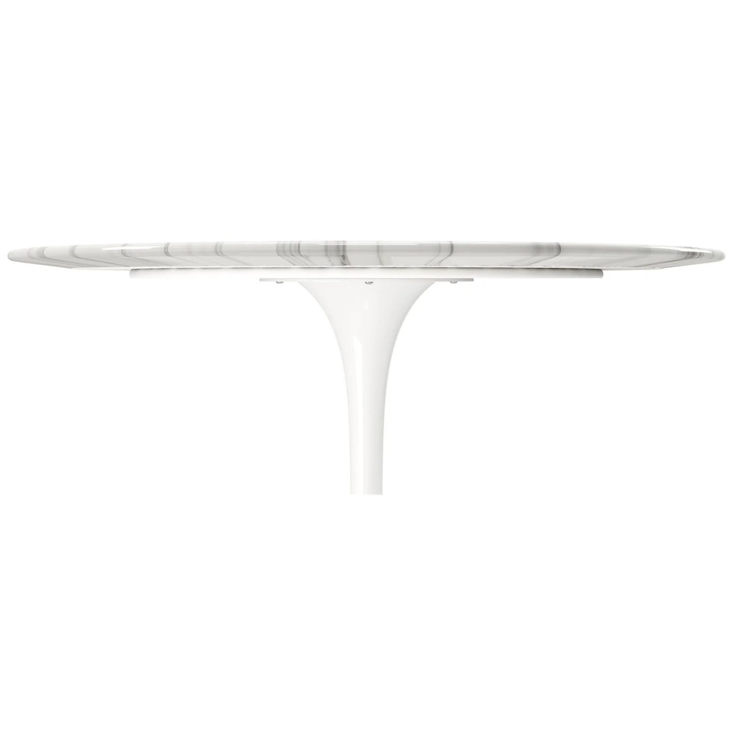 Tulip Marble Dining Table - 40" Round White