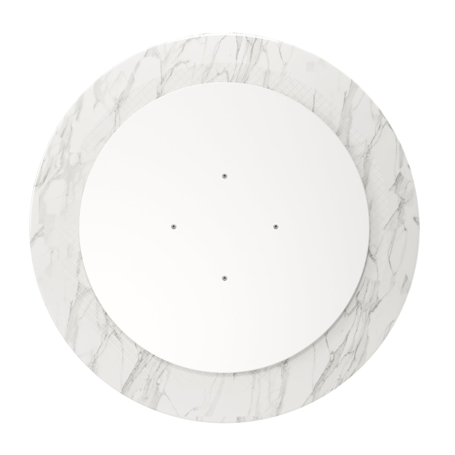 Tulip Marble Dining Table - 40" Round White