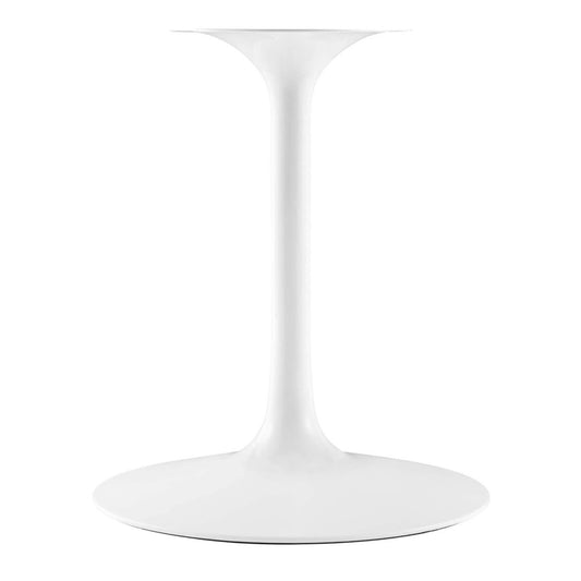 Tulip Marble Dining Table - 48" Round White Base