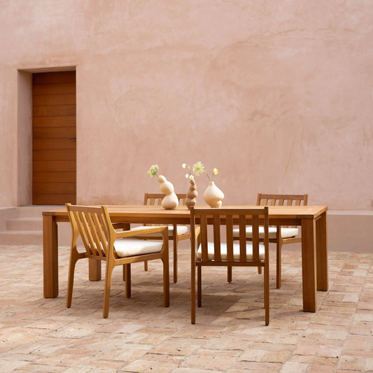 Ronan Outdoor Dining Table, Teak